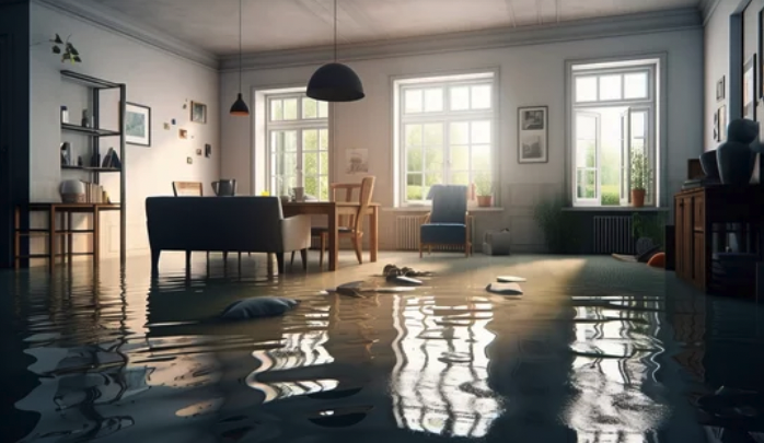 water damage house